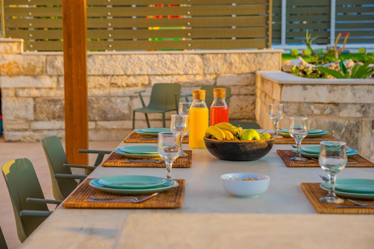 Estella Villa With Pool, Children Area, Bbq & Magnificent Views! Asterion Luaran gambar