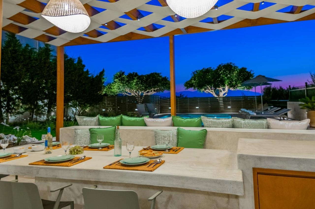 Estella Villa With Pool, Children Area, Bbq & Magnificent Views! Asterion Luaran gambar