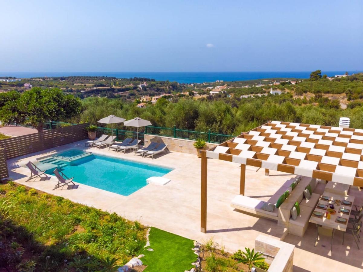 Estella Villa With Pool, Children Area, Bbq & Magnificent Views! Asterion Luaran gambar