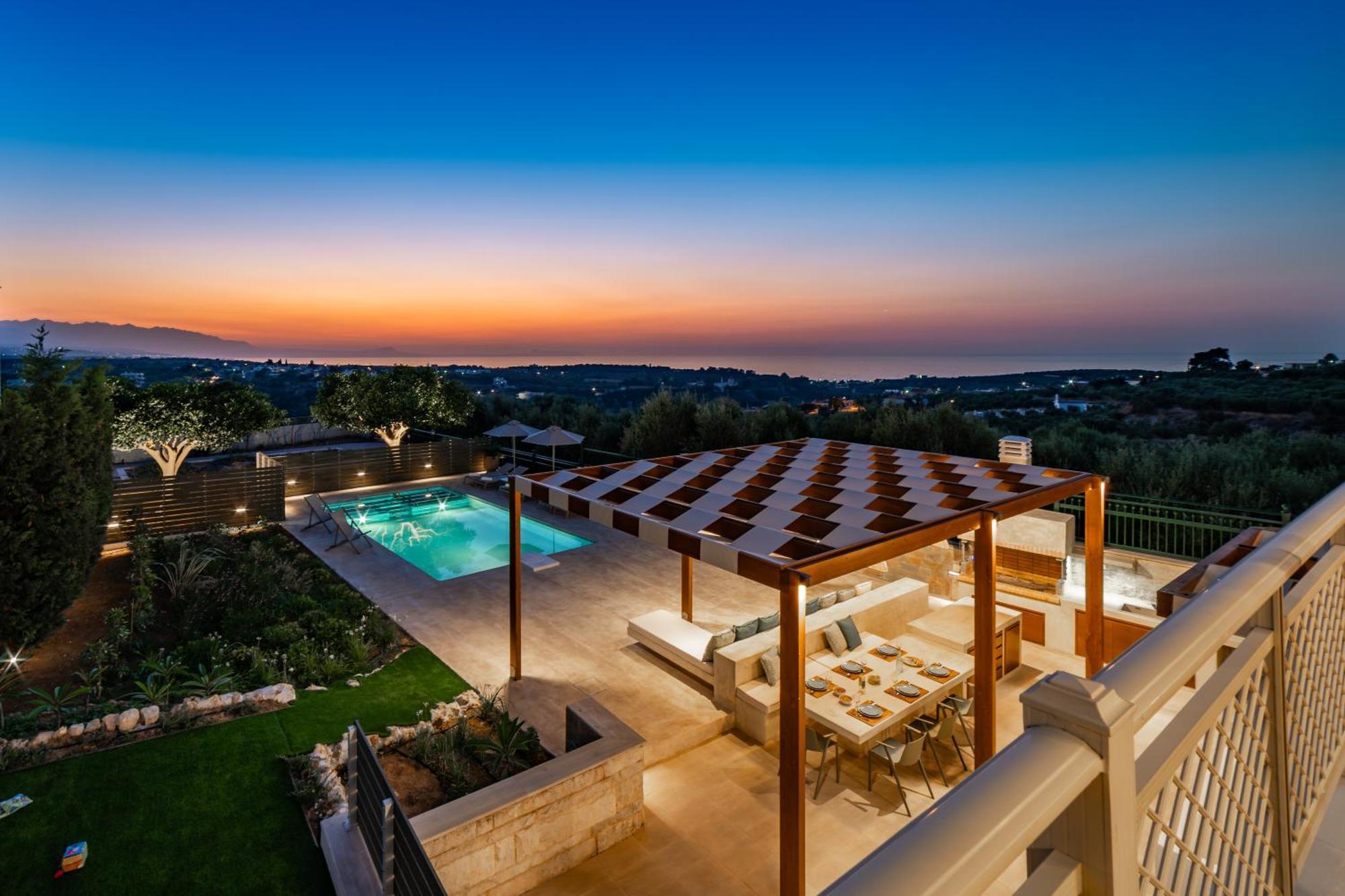 Estella Villa With Pool, Children Area, Bbq & Magnificent Views! Asterion Luaran gambar